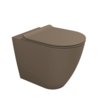 Напольный унитаз Flaminia Link Plus Goclean, с сиденьем Soft Close, Fango (LK117RGFAN+LKCW09FAN) Напольные 