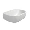 Керамічна раковина 54х40 см Flaminia Mono 54, Milky White (MN54LLAT) На стільницю, Накладної, Підвісні 