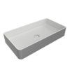 Керамическая раковина 75х40 см Flaminia Miniwash 75, Silver White (MWL75SLP) На столешницу, На тумбу, Накладной Прямоугольные