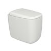 Унитаз напольный безободковый Flaminia Mono Gosilent, с сиденьем Soft Close, Milky White (MN117SLAT+MNCW03LAT) Напольные 