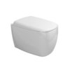 Унитаз подвесной безободковый Flaminia Mono Gosilent, с сиденьем Soft Close, White (MN118S+MNCW03) Подвесные 