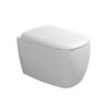 Унитаз подвесной безободковый Flaminia Mono Gosilent, с сиденьем Soft Close, Milky White (MN118SLAT+MNCW03LAT) Подвесные 
