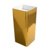 Напольная керамическая раковина Flaminia Monowash 40, White/Gold (MW40POR) Напольные Квадратные