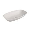 Раковина накладна керамічна 75х43 см Flaminia Nuda Slim 75 Milky White (ND75ALAT) На стільницю, На тумбу, Накладної 