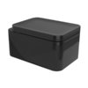 Подвесной безободковый унитаз Flaminia Nile Goclean, с сиденьем Soft Close, Black (NL118GNER+NLCW03NER) Подвесные 
