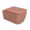 Унитаз подвесной безободковый Flaminia Play Gosilent, с сиденьем Soft Close, Terracotta (PY118STC+PYCW05TC) Подвесные 