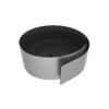 Керамічна раковина 44 см Flaminia Roll 44, Silver Black (RL44LSCP) На стільницю, На тумбу, Накладної 