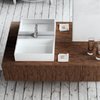 Накладная раковина из литого камня 60х43 см Marmorin Modico 60, белый (P_U_058_01_0600) На столешницу, На тумбу, Накладной Прямоугольные