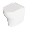 Унитаз напольный безободковый Alice Ceramica UNICA 55, с сиденьем Soft Close, White grossy (32200101 FT+MC2201ES) Напольные 