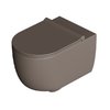 Унітаз підвісний безободковий Alice Ceramica UNICA 55, з сидінням Soft Close, Caffe matt (32240143 FI+MC2243ES) Підвісні 