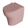 Унитаз напольный безободковый Alice Ceramica UNICA 55, с сиденьем Soft Close, Malva matt (32200147 FT+MC2247ES) Напольные 