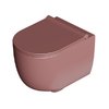 Унитаз подвесной безободковый Alice Ceramica UNICA 50, с сиденьем Soft Close, Tabasco grossy (32220197 FI+MC2297ES) Подвесные 