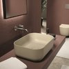 Накладная раковина 50х37 см Alice Ceramica Unica, Sabbia matt (32190144) На столешницу, На тумбу, Накладной Прямоугольные