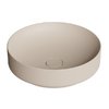 Накладна раковина Ø45 см Alice Ceramica Form, Sabbia matt (22420144) На стільницю, На тумбу, Накладної 