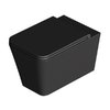 Унитаз подвесной безободковый Alice Ceramica Hide Square, с сиденьем Soft Close, Black matt (31210108 FI+MC3108SQS) Подвесные 