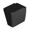 Унітаз підлоговий безободковий Alice Ceramica Hide Square, з сидінням Soft Close, Black matt (31190108 FT+MC3108SQS) Підлогові 
