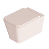 Унітаз підвісний безободковий Alice Ceramica Hide Square, з сидінням Soft Close, Rosa matt (31210137 FI+MC3137SQS) Підвісні 