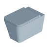 Унітаз підвісний безободковий Alice Ceramica Hide Square, з сидінням Soft Close, Laguna matt (31210145 FI+MC3145SQS) Підвісні 