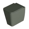 Унитаз напольный безободковый Alice Ceramica Hide Square, с сиденьем Soft Close, Pino grossy (31190195 FT+MC3195SQS) Напольные 