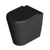 Унітаз для підлоги безободковий Alice Ceramica Hide Round, з сидінням Soft Close, Black matt (31150108 FT+MC3108S) Підлогові 