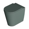 Унітаз підлоговий безободковий Alice Ceramica Hide Round, з сидінням Soft Close, Verde Alpi matt (31150139 FT+MC3139S) Підлогові 