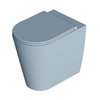 Унітаз підлоговий безободковий Alice Ceramica Hide Round, з сидінням Soft Close, Laguna matt (31150145 FT+MC3145S) Підлогові 