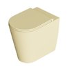 Унітаз підлоговий безободковий Alice Ceramica Hide Round, з сидінням Soft Close, Zenzero matt (31150146 FT+MC3146S) Підлогові 