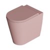 Унітаз для підлоги безободковий Alice Ceramica Hide Round, з сидінням Soft Close, Malva matt (31150147 FT+MC3147S) Підлогові 