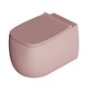Унітаз підвісний безободковий Alice Ceramica Nur, з сидінням Soft Close, Malva matt (33120147 FI+MC3347S) Підвісні 