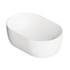Накладная раковина 55х35 см Alice Ceramica Unica, White grossy (32120101) На столешницу, На тумбу, Накладной Овальные