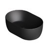 Накладная раковина 55х35 см Alice Ceramica Unica, Black matt (32120108) На столешницу, На тумбу, Накладной Овальные