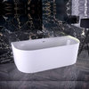 Ванна акриловая пристенная Knief Fresh Wall 180x80 см (0100-231) Knief Овальные