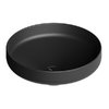 Раковина накладная ø42xh15 см Alice Ceramica Equilibrium, Black matt (35100108) На пьедестал, На столешницу, Накладной Круглые