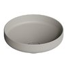 Раковина накладная ø42xh15 см Alice Ceramica Equilibrium, Grigio matt (35100119) На пьедестал, На столешницу, Накладной Круглые