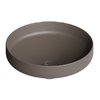 Раковина накладна ø42xh15 см Alice Ceramica Equilibrium, Caffe matt (35100143) На п'єдестал, На стільницю, Накладної 