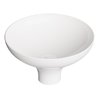 Накладна раковина ø40xh20 см Alice Ceramica Equilibrium, White grossy (35200101) На п'єдестал, На стільницю, Накладної 