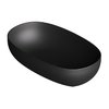Накладная раковина 60x35 см Alice Ceramica Form, Black matt (22440108) На столешницу, На тумбу, Накладной Овальные