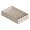 Накладная раковина 60x37 см Alice Ceramica Hide, Sabbia matt (31130144) На столешницу, На тумбу, Накладной Прямоугольные