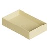 Накладная раковина 60x37 см Alice Ceramica Hide, Zenzero matt (31130146) На столешницу, На тумбу, Накладной Прямоугольные