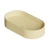 Накладная раковина 65x35 см Alice Ceramica Hide, Zenzero matt (31120146) На столешницу, На тумбу, Накладной Овальные