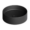 Накладная раковина Ø40xh12 см Alice Ceramica Hide, Black matt (31140108) На столешницу, На тумбу, Накладной Круглые