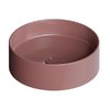 Накладная раковина Ø40xh12 см Alice Ceramica Hide, Tabasco grossy (31140197) На столешницу, На тумбу, Накладной Круглые
