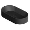 Раковина накладна 65x35xh12 см Alice Ceramica Spy, Black matt (34240108) На стільницю, На тумбу, Накладної 