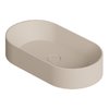 Раковина накладная 65x35xh12 см Alice Ceramica Spy, Sabbia matt (34240144) На столешницу, На тумбу, Накладной Овальные