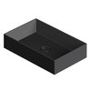 Раковина накладная 60x37xh12 см Alice Ceramica Spy, Black matt (34250108) На столешницу, На тумбу, Накладной Прямоугольные