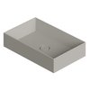 Раковина накладная 60x37xh12 см Alice Ceramica Spy, Grigio matt (34250119) На столешницу, На тумбу, Накладной Прямоугольные