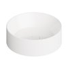 Накладна раковина Ø40xh12 см Alice Ceramica Spy, White grossy (34230101) На стільницю, На тумбу, Накладної 