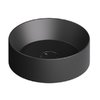Накладна раковина Ø40xh12 см Alice Ceramica Spy, Black matt (34230108) На стільницю, На тумбу, Накладної 