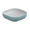Накладна раковина 45x45 h13,5 см GSG Easy, Bicolore ice satinato (EALAVQU45 BI 000037) На стільницю, Накладної 