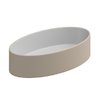 Накладная раковина 60x34 h14 см GSG Like, Bicolore sabbia satinato (LKLAVFSBF60 BI 000 034) На столешницу, Накладной Овальные
